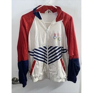 Vintage Avon 80s/90s Women's USA Olympic Track Windbreaker Jacket XS